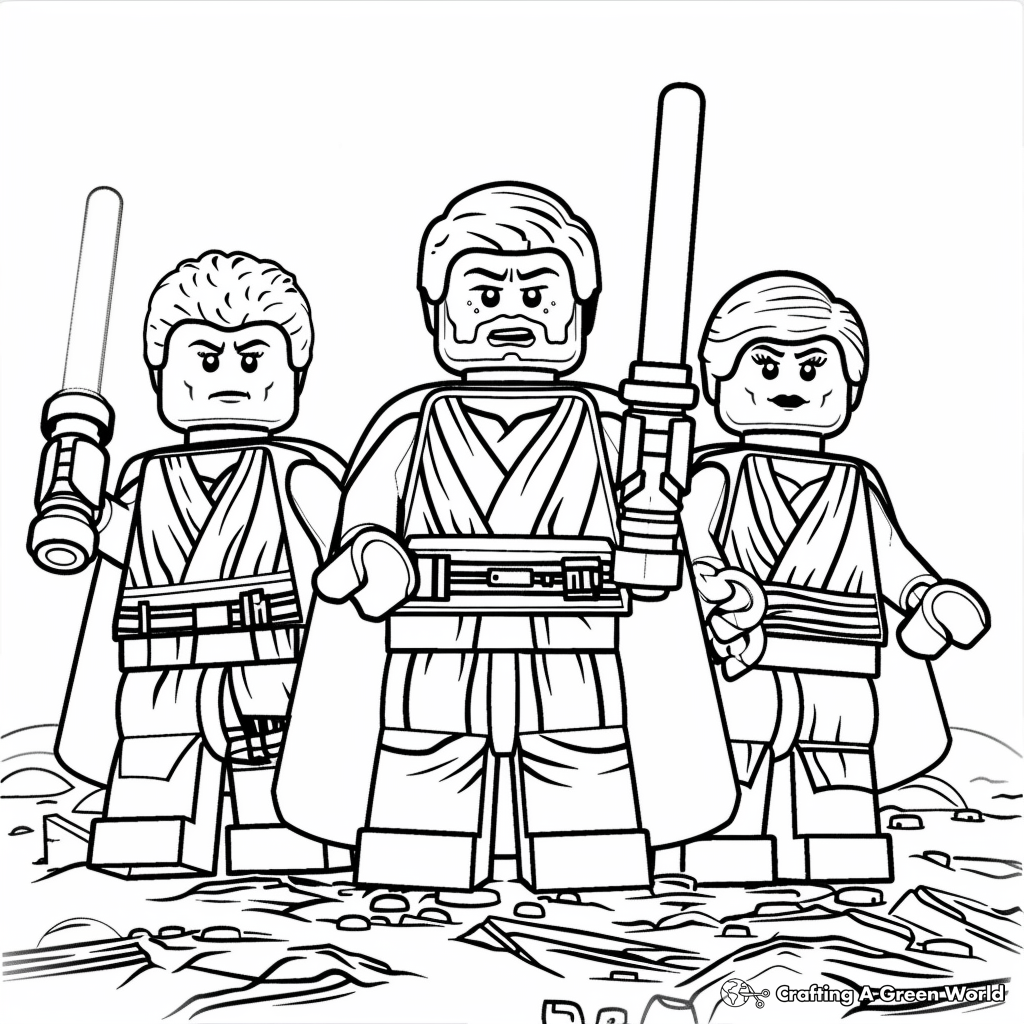 Lego Star Wars Coloring Pages Free Printable Lego Star Wars Coloring Pages Free Printable