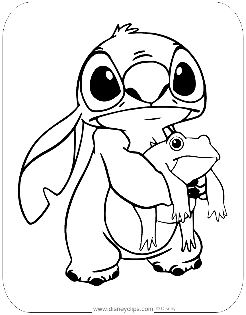 Lilo Stitch Coloring Pages 2 Disneyclips