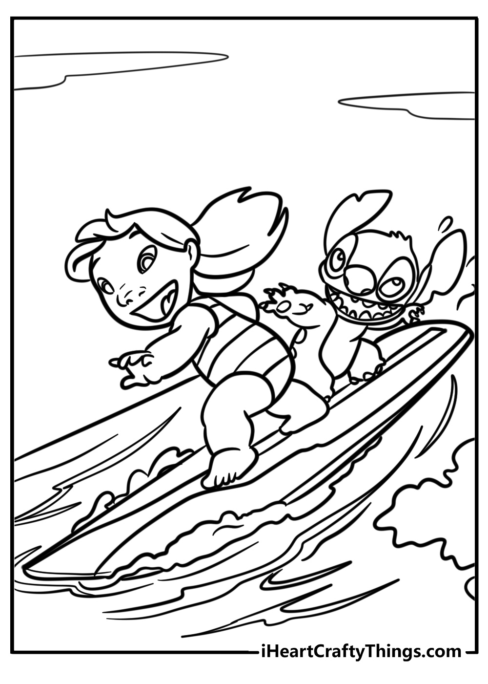 Lilo Stitch Coloring Pages 45 Free Printables For Kids