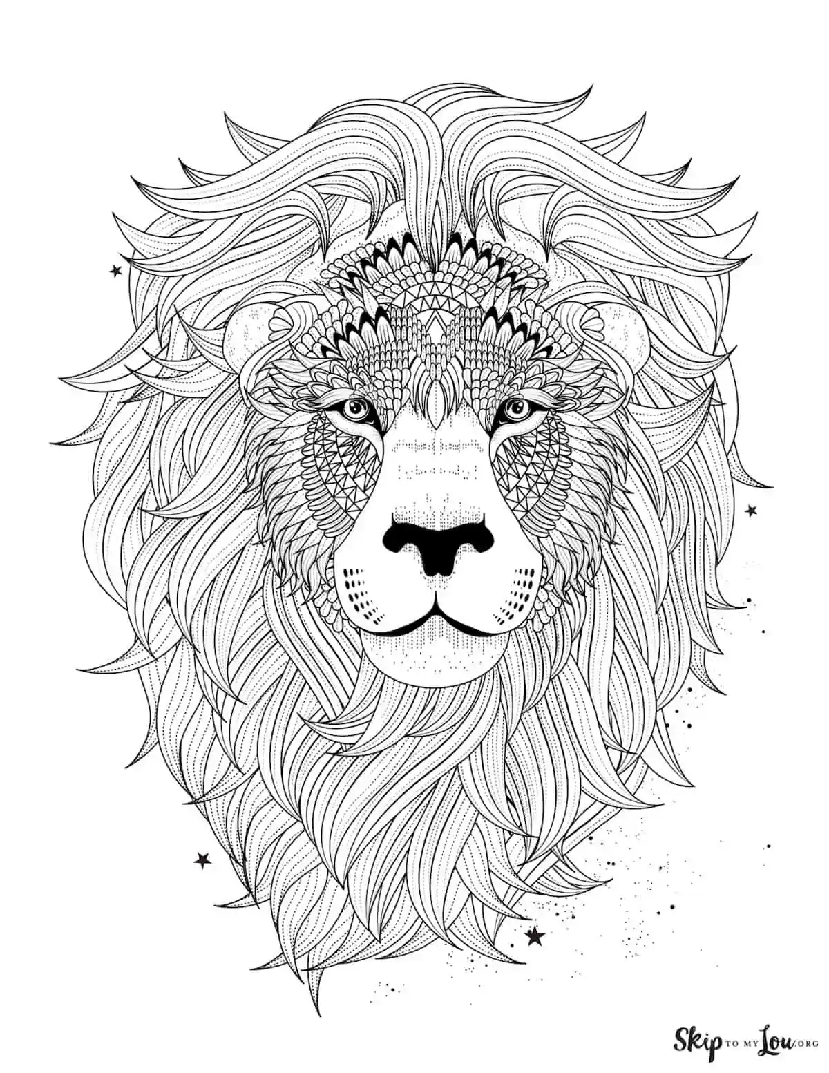 Lion Coloring Pages Skip To My Lou