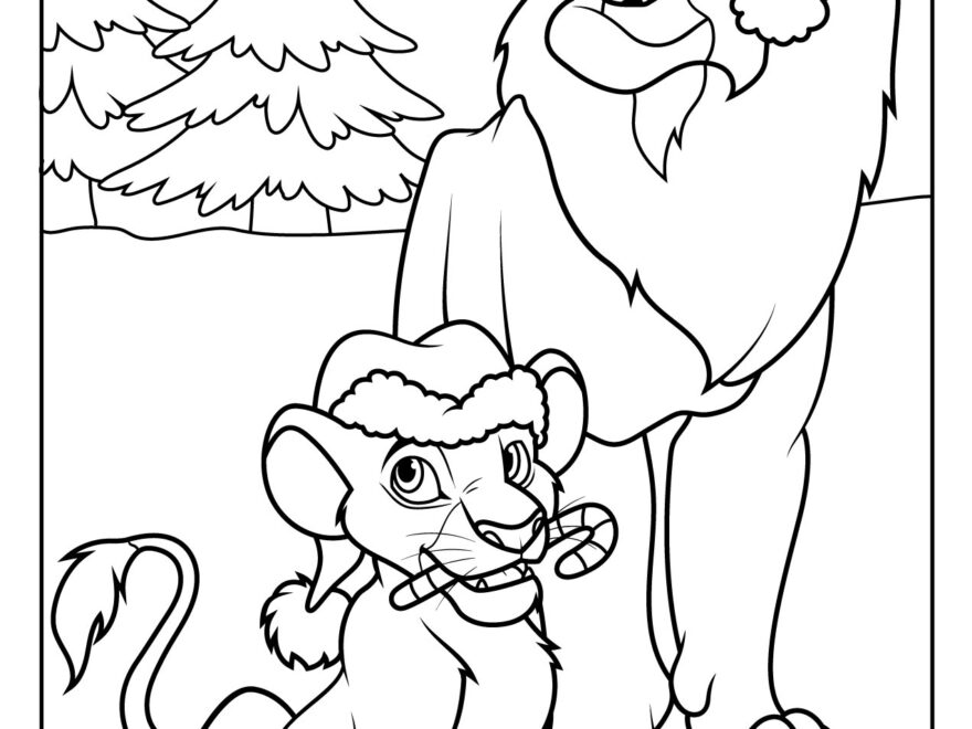 Lion King Coloring Pages Free Printable PDFs WakeTheKids