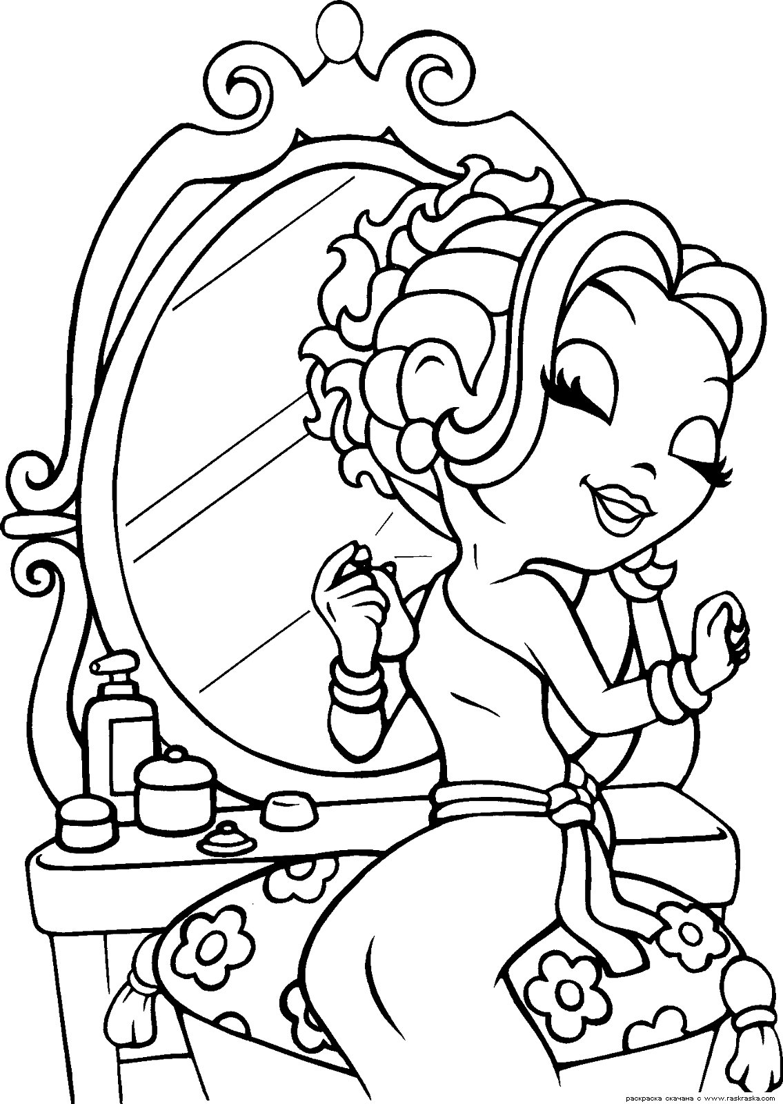 Lisa Frank Coloring Pages Princess