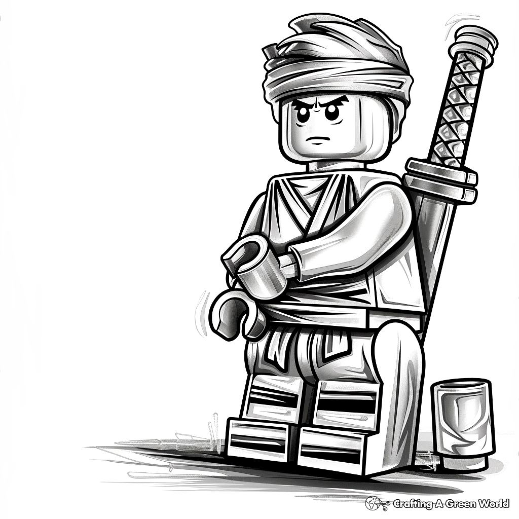 Lloyd Ninjago Coloring Pages Free Printable 