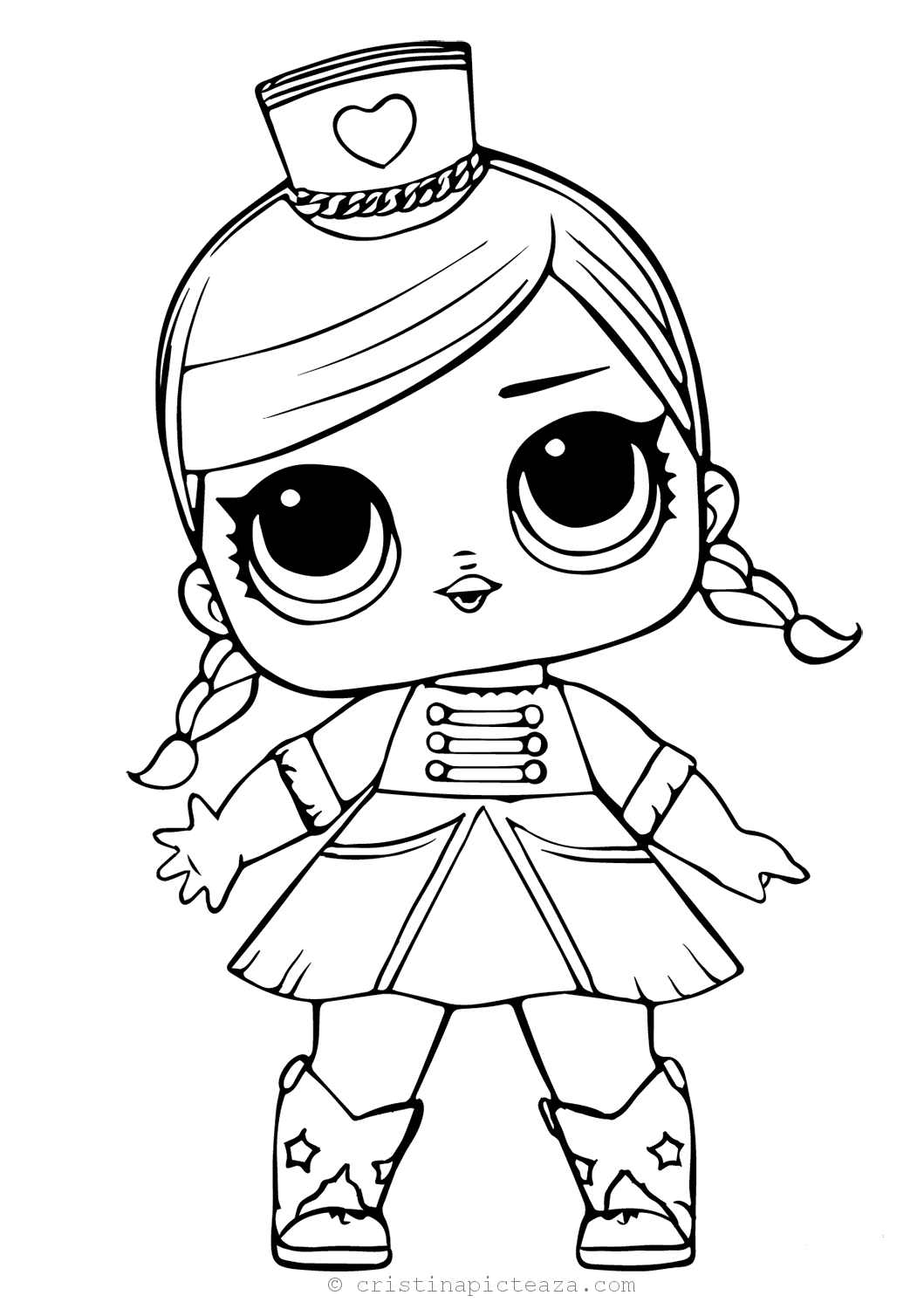 Lol Doll Christmas Coloring Pages Printable Lol Doll Christmas Coloring Pages Printable