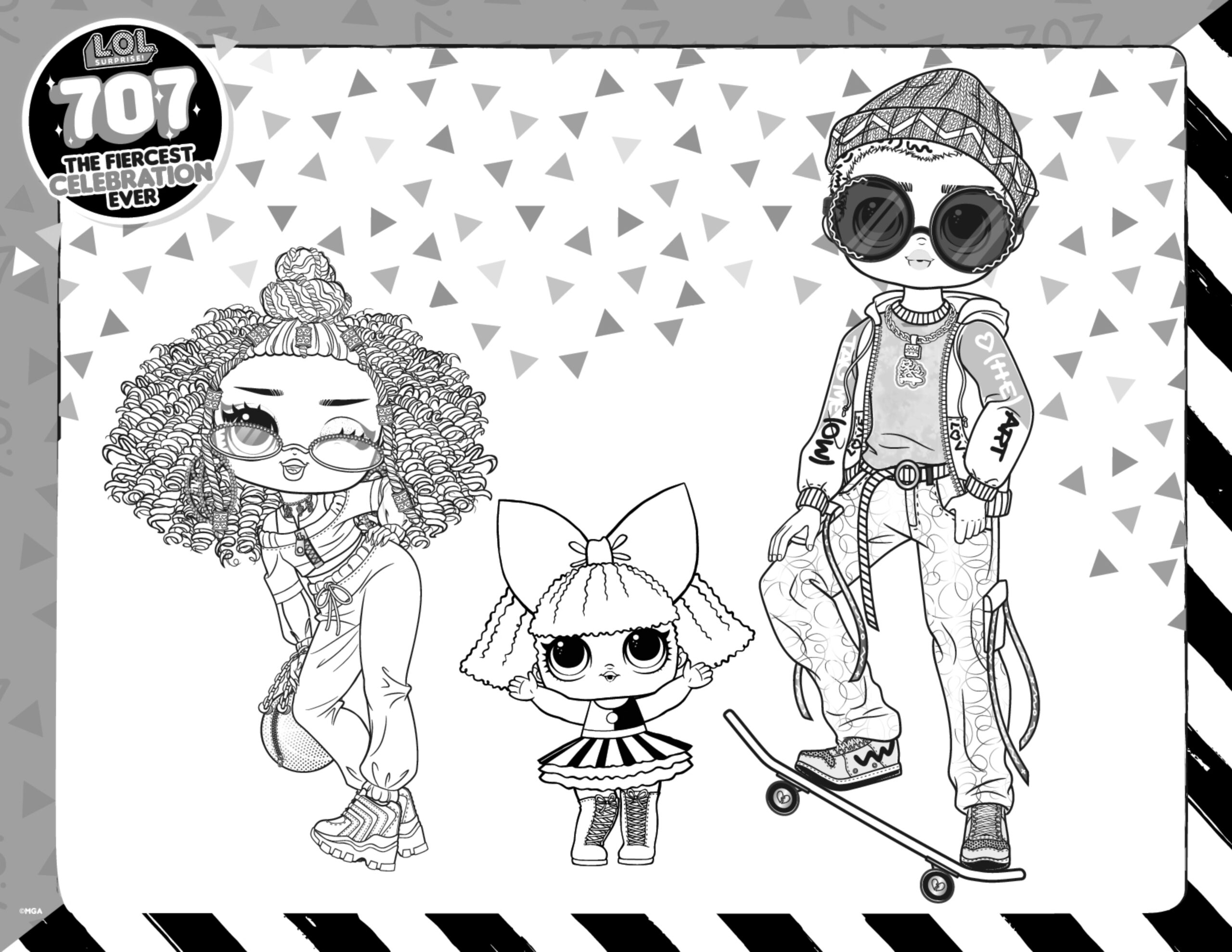 Free Omg Doll Coloring Pages To Print Free Omg Doll Coloring Pages To Print