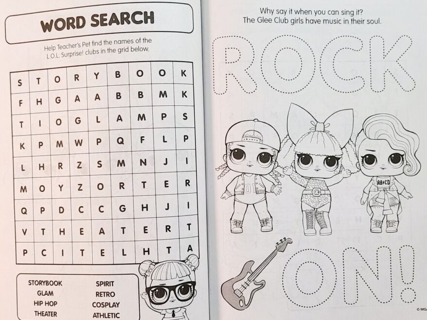LOL SURPRISE Jumbo Coloring Activity Book PLUS Word Search Book New EBay