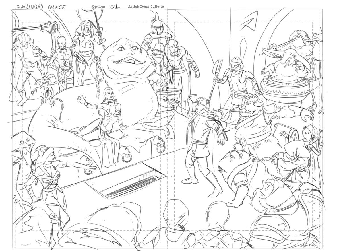 Luke And Leia In Jabba s Palace 2023 In R Berman s Star Wars Comic Art Gallery Room Luke And Leia In Jabba s Palace 2023 In R Berman s Star Wars Comic Art Gallery Room