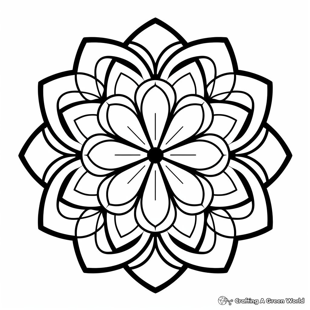 Mandala Easy Coloring Pages Free Printable Mandala Easy Coloring Pages Free Printable