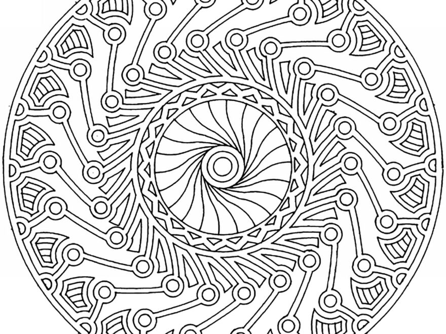 Mandala Harmony And Complexity Difficult Mandalas for Adults