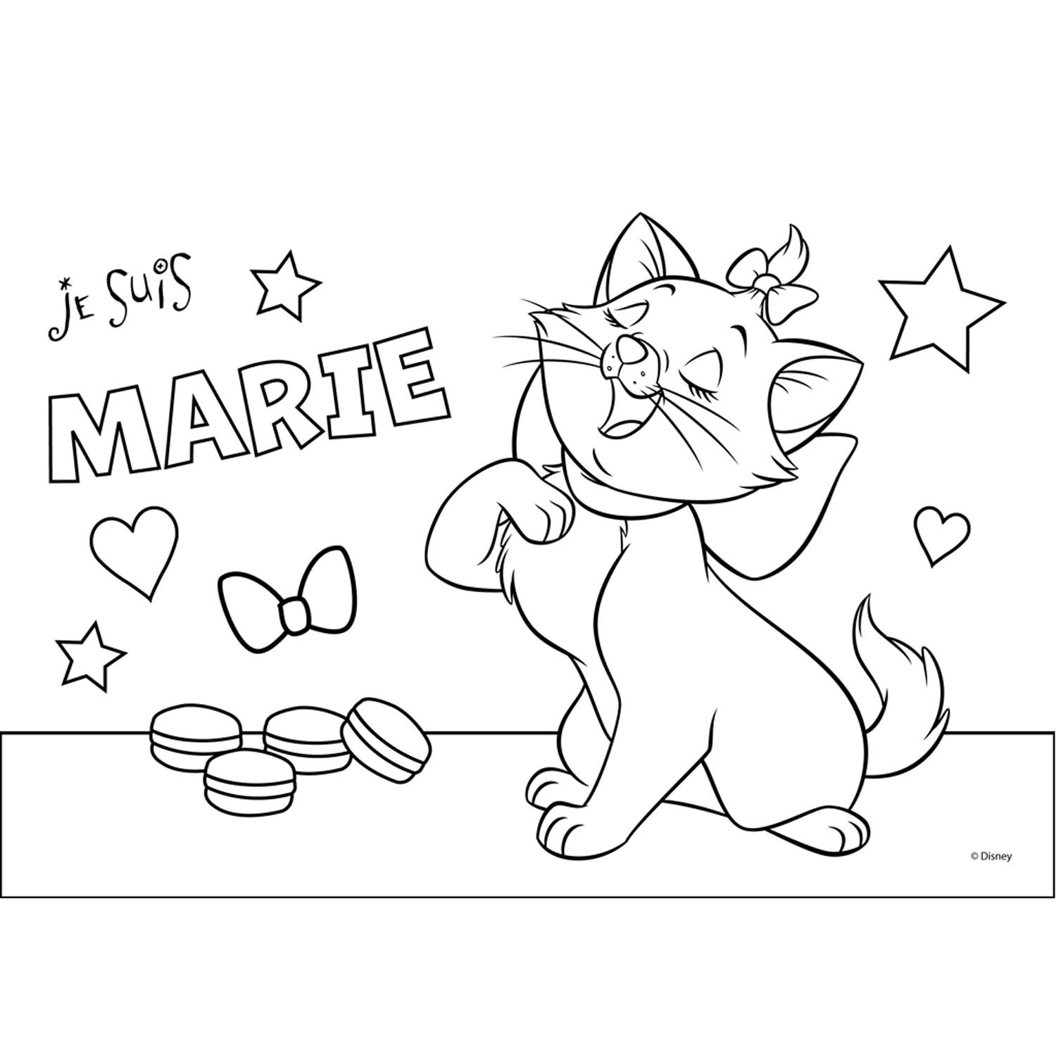 Disney Cat Coloring Pages Disney Cat Coloring Pages