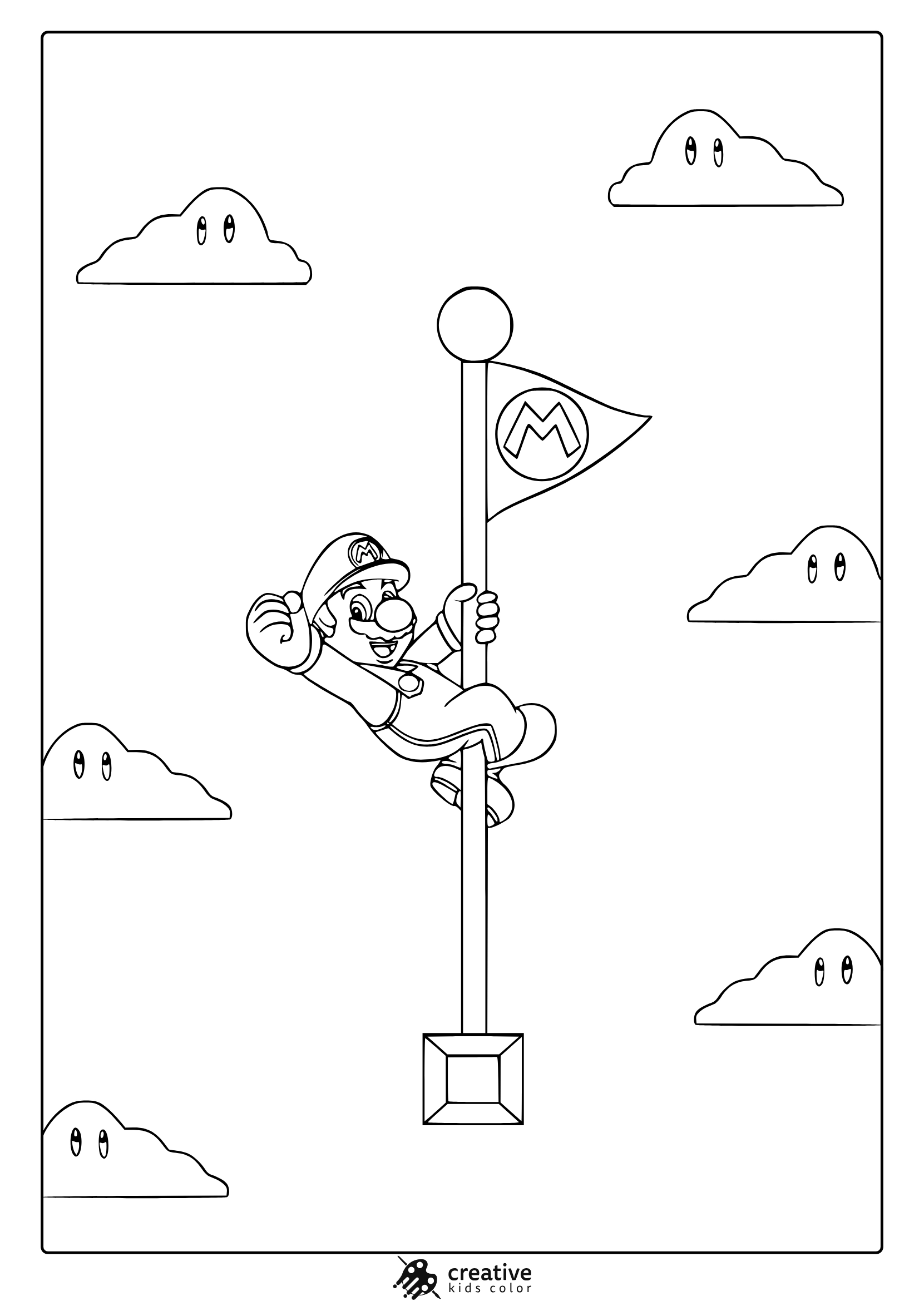 Mario Coloring Pages 25 Free Printable PDF 