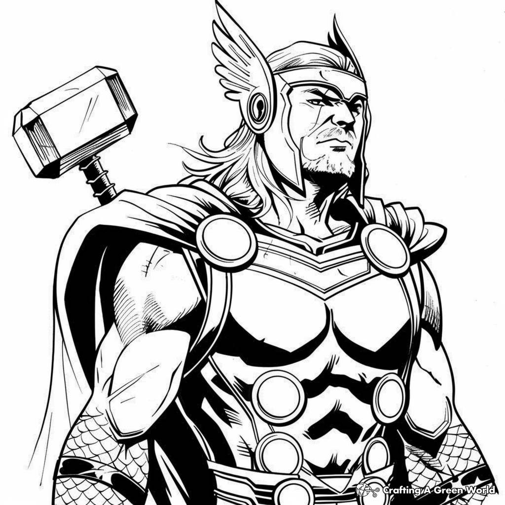 Marvel Heroes Coloring Pages Free Printable 