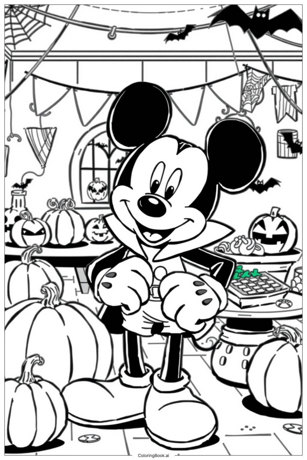 Mickey Mouse Coloring Pages