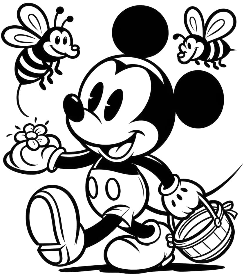 Mickey Mouse Coloring Pages 47 Coloring Sheets For Fans