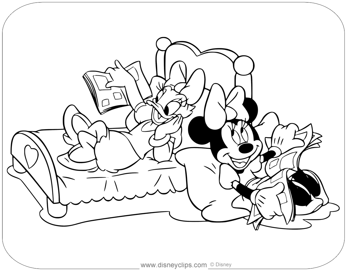 Mickey Mouse Friends Coloring Pages 4 Disneyclips