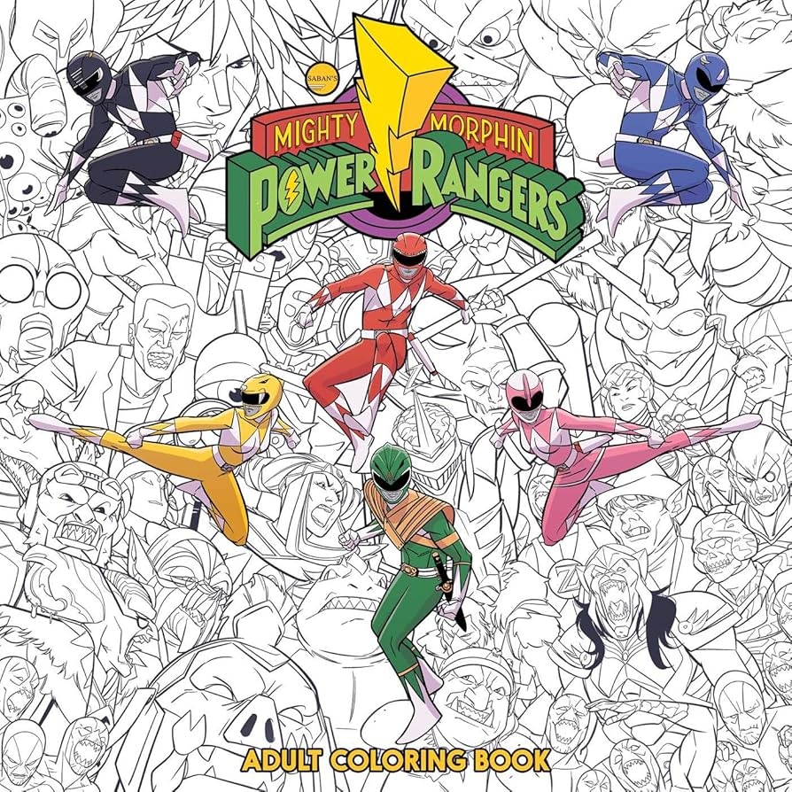 Mighty Morphin Power Rangers Adult Coloring Book Amazon co uk Prasetya Hendry Campbell Jamal Montes Goni 9781608869558 Books Mighty Morphin Power Rangers Adult Coloring Book Amazon co uk Prasetya Hendry Campbell Jamal Montes Goni 9781608869558 Books