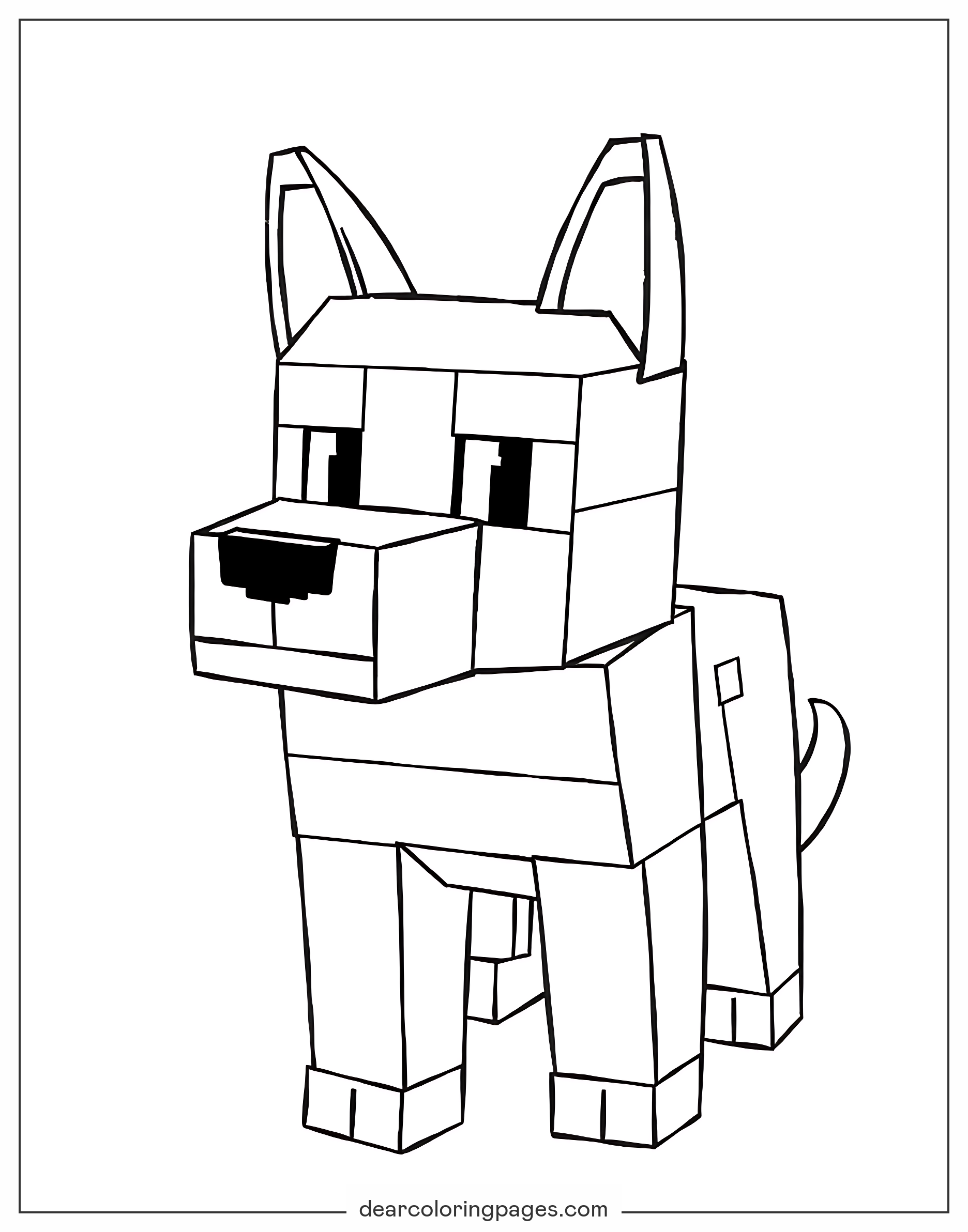 Minecraft Coloring Pages 22 Free Printable Coloring Pages