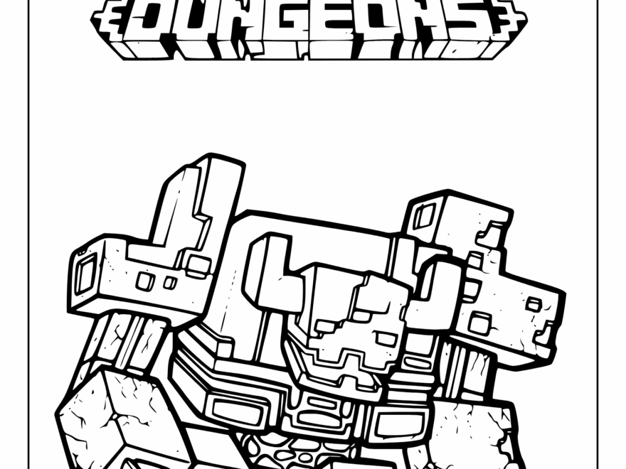 Minecraft Coloring Pages 30 Free Printable PDF