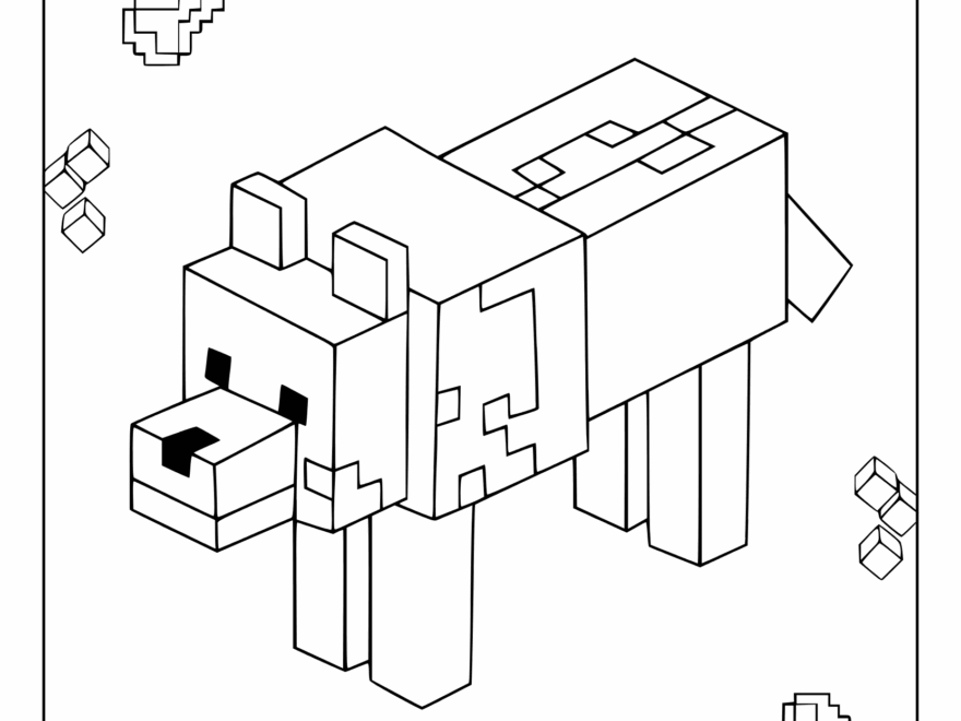 Minecraft Coloring Pages 30 Free Printable PDF