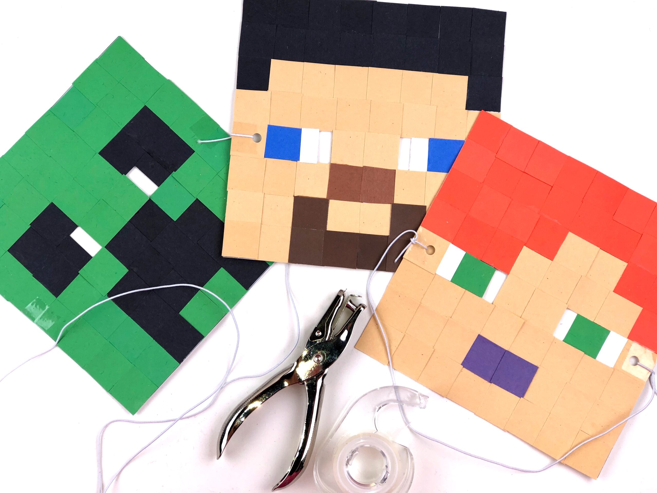 Minecraft Mask Coloring Pages Minecraft Mask Coloring Pages