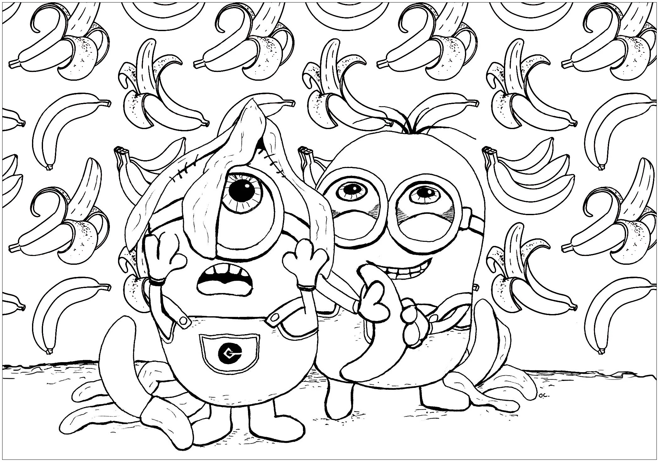 Minion Minions Coloring Pages