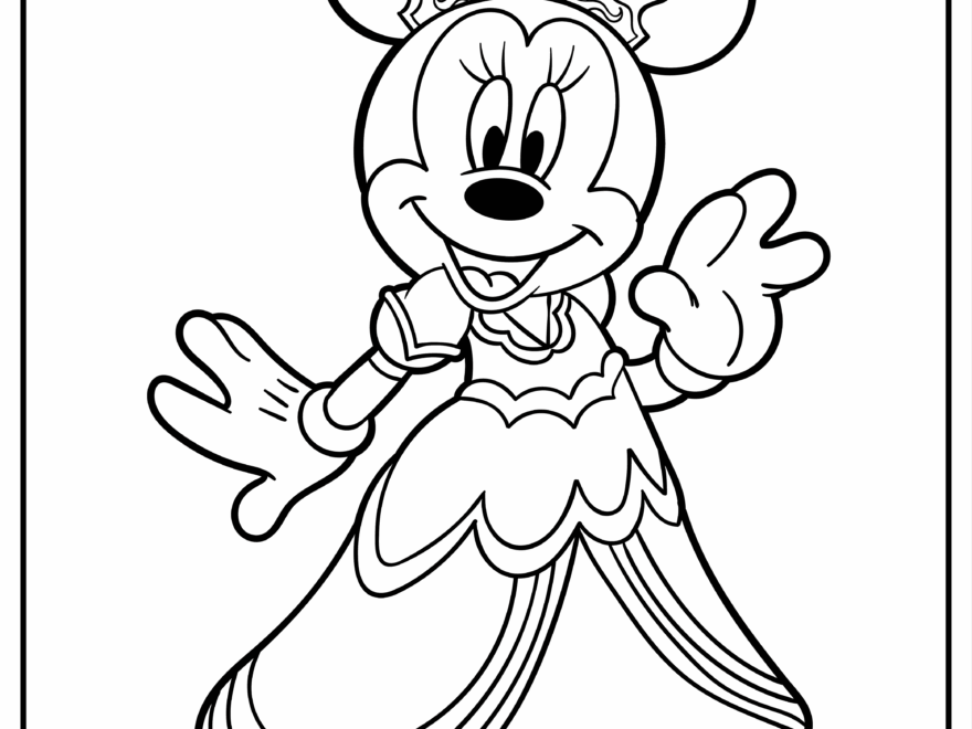 Minnie Mouse Coloring Pages 30 Free Printables