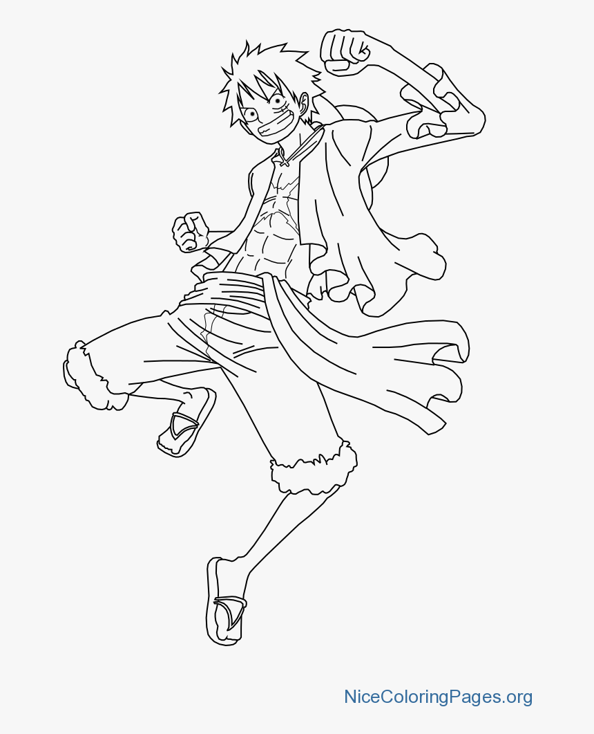 Monkey De Luffy Coloring Pages