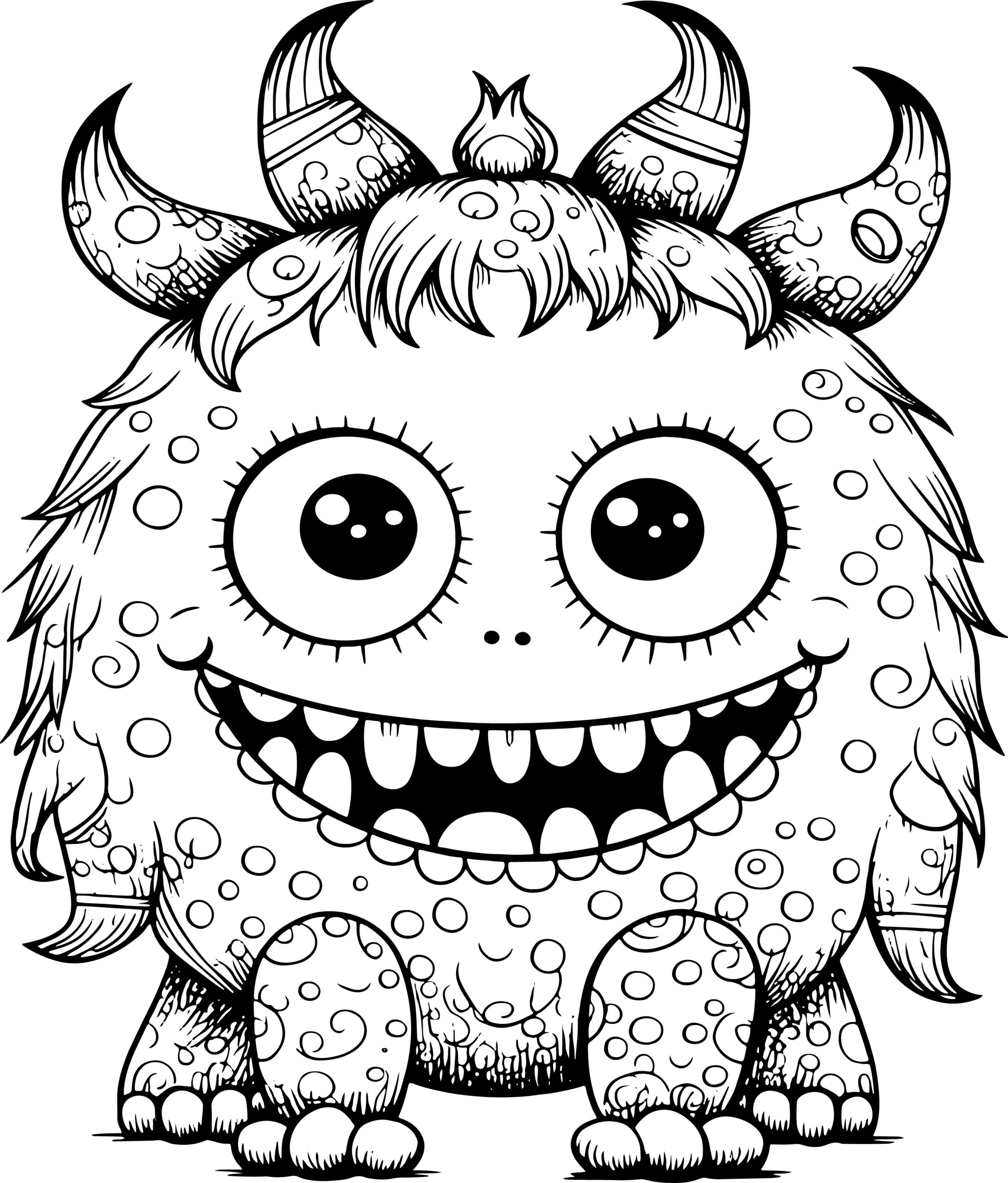 Monster Coloring Book Cute Monster Coloring Pages For Kids Made By Teachers Monster Coloring Book Cute Monster Coloring Pages For Kids Made By Teachers