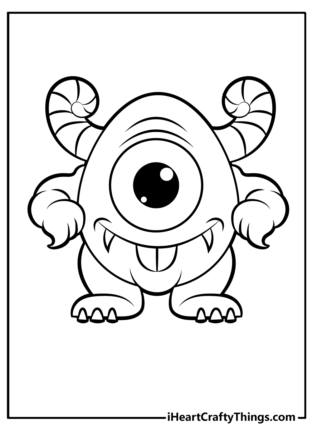 Monster Coloring Pages 100 Free Printables Monster Coloring Pages 100 Free Printables