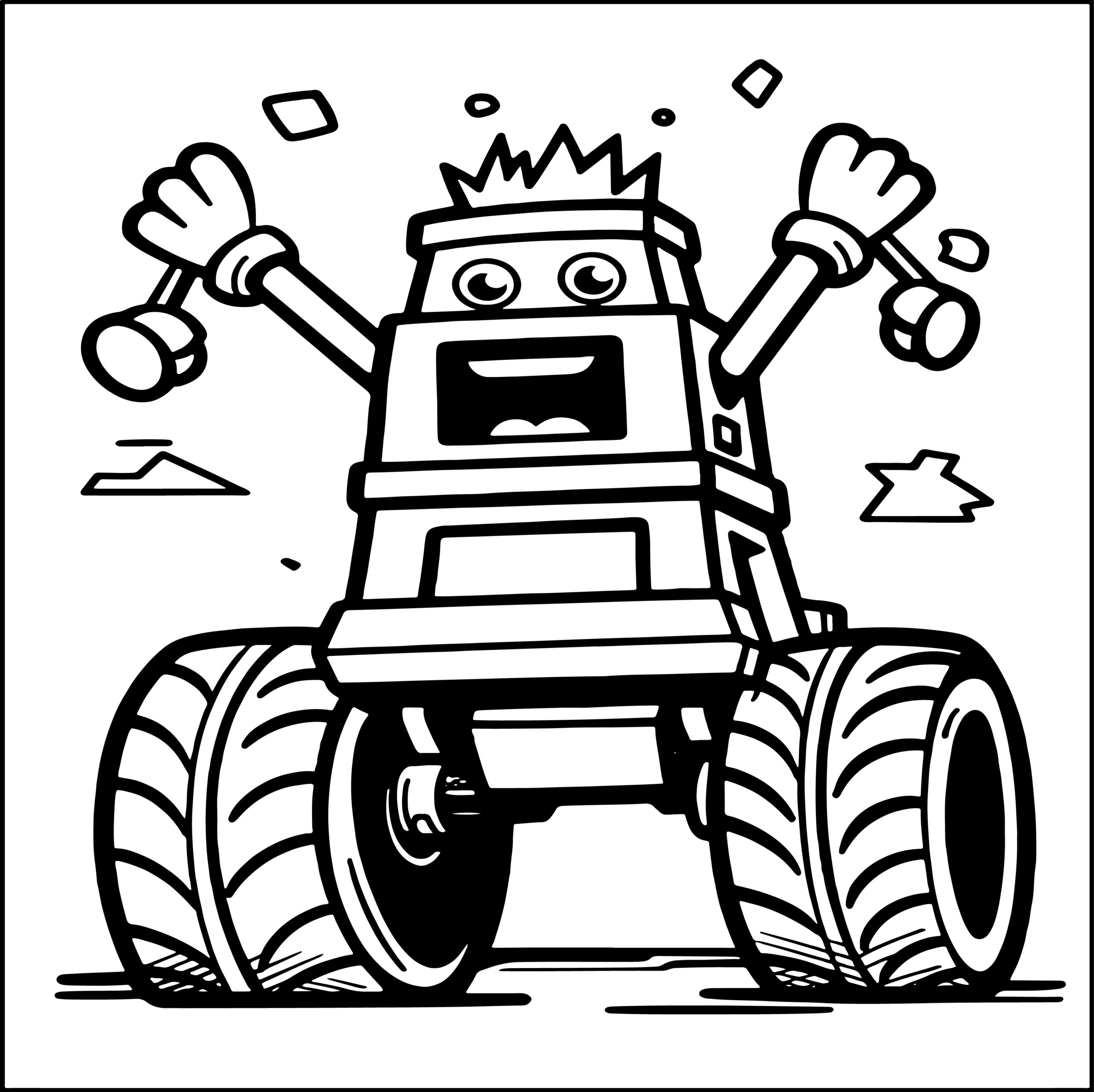 Monster Truck Coloring Book 50 Awesome BIG Printed Designs For Kids Made By Teachers Monster Truck Coloring Book 50 Awesome BIG Printed Designs For Kids Made By Teachers