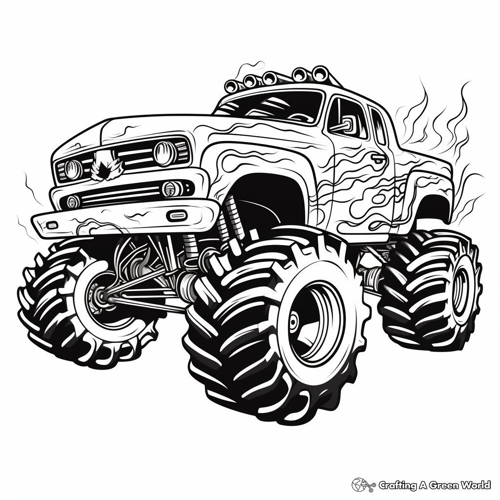 Monster Truck Coloring Pages Free Printable Monster Truck Coloring Pages Free Printable