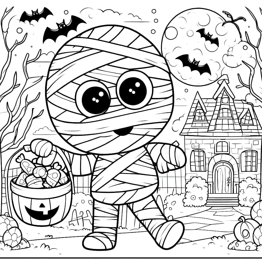 Mummy Coloring Pages Printable Mummy Coloring Pages Printable