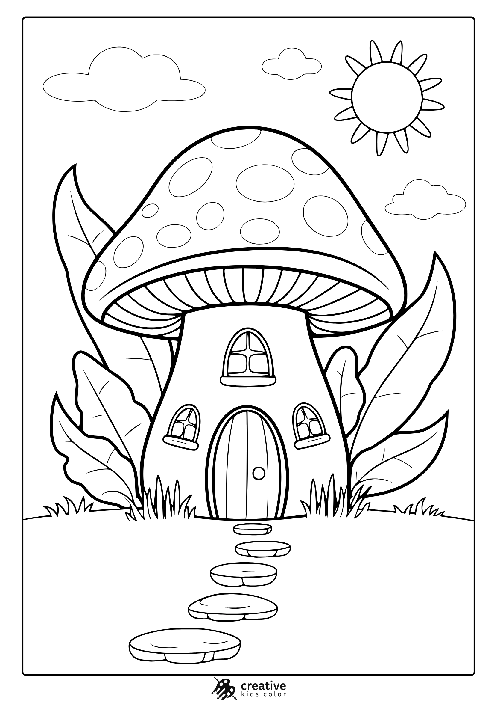 Mushroom Coloring Pages 20 Free Printable PDF 