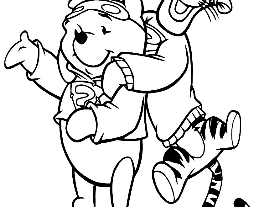 My Friends Tigger And Pooh Coloring Pages