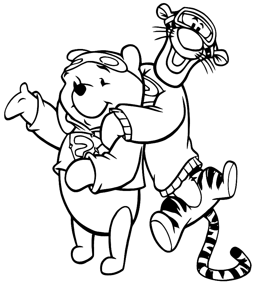 My Friends Tigger And Pooh Coloring Pages My Friends Tigger And Pooh Coloring Pages