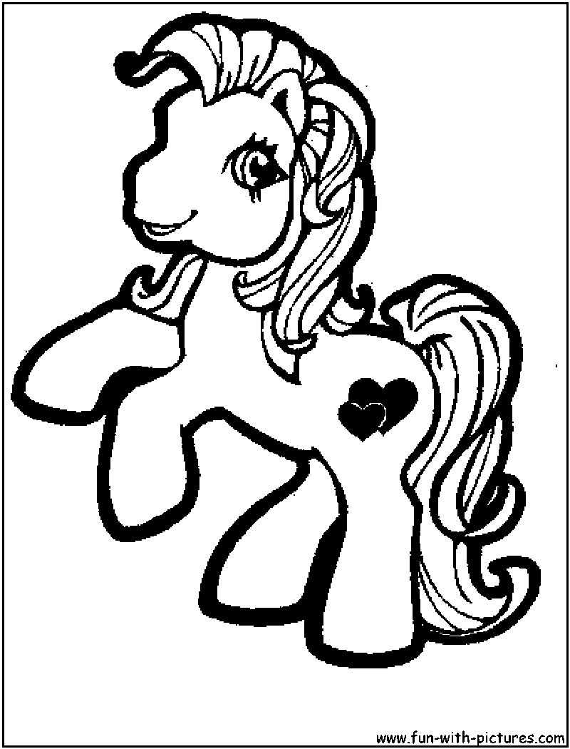 My Little Pony Valentine Coloring Pages