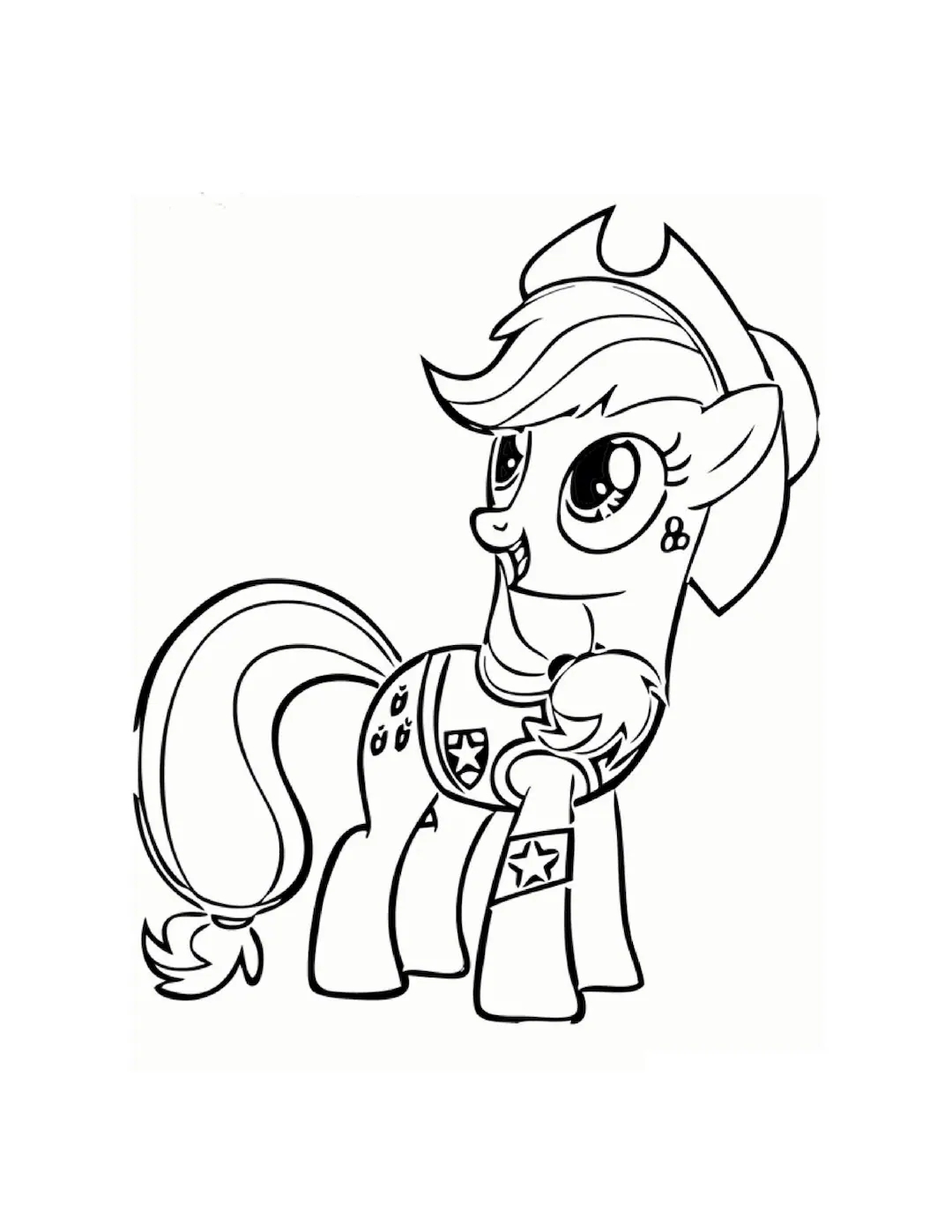 my little pony colouring page etsy
