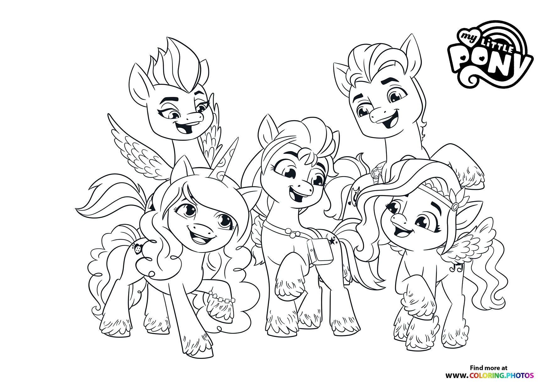 My Little Pony Friends Coloring Pages My Little Pony Friends Coloring Pages