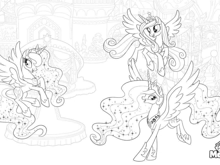 My Little Pony The Movie Coloring Pages YouLoveIt