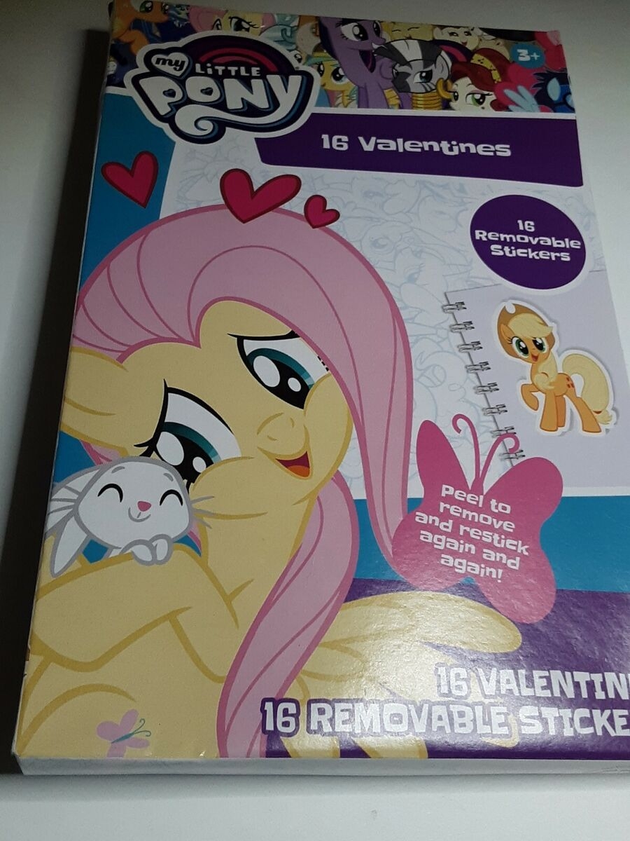 my little pony valentine day class exchange 16 cards w stickers teacher card ebay