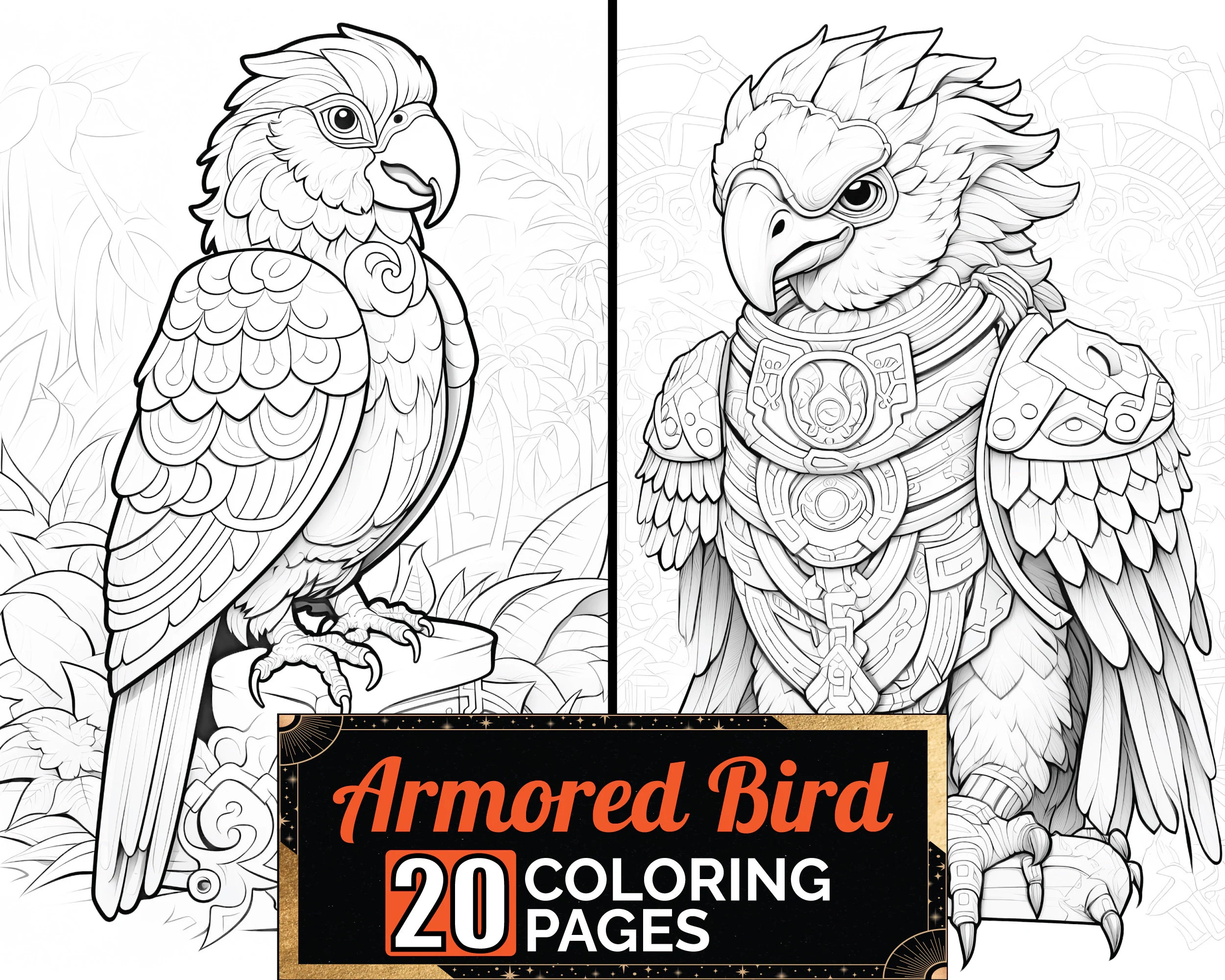 Mythological Armored Bird Coloring Book 20 Detail Greyscale Adult Kids Animal Colouring Page A4 Sheet Printable Digital PDF Download Etsy Mythological Armored Bird Coloring Book 20 Detail Greyscale Adult Kids Animal Colouring Page A4 Sheet Printable Digital PDF Download Etsy
