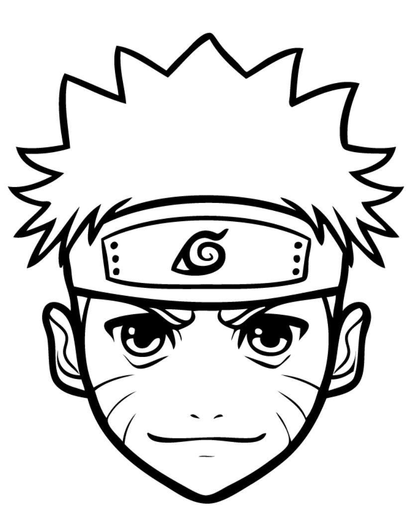 Naruto Clone Technique Coloring Page Anime Coloring Pages