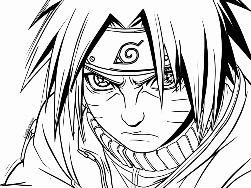 Naruto Shippuden Coloring Pages Free Printable