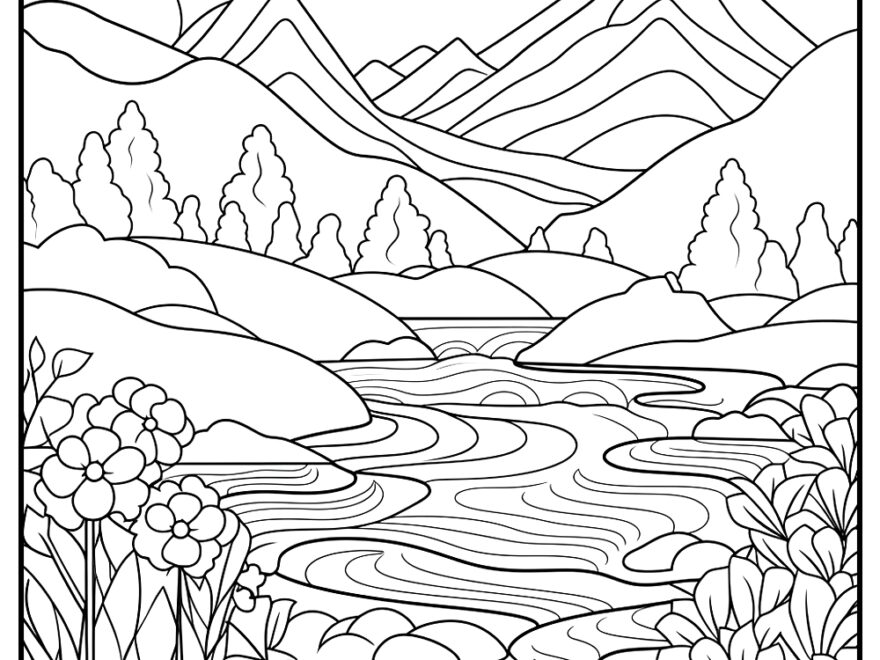 Nature Coloring Pages 100 Free Printables