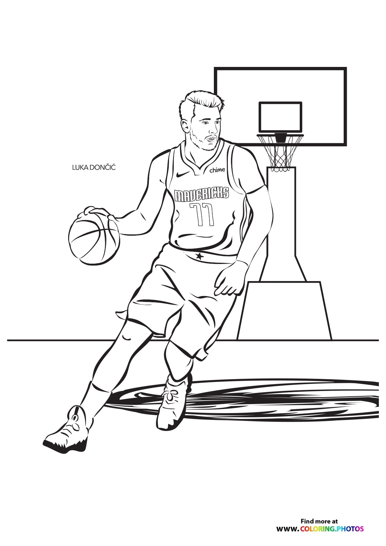 NBA Basketball Coloring Pages For Kids 100 Free Print Or Download