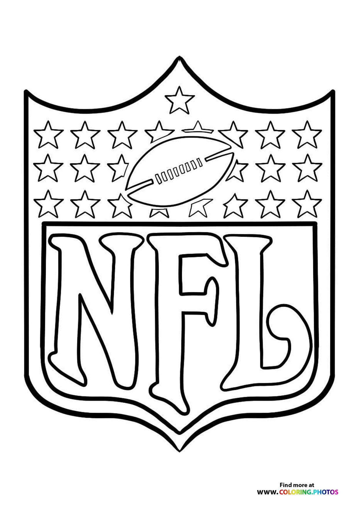 NFL Football Coloring Pages For Kids Free And Easy Print Or Download