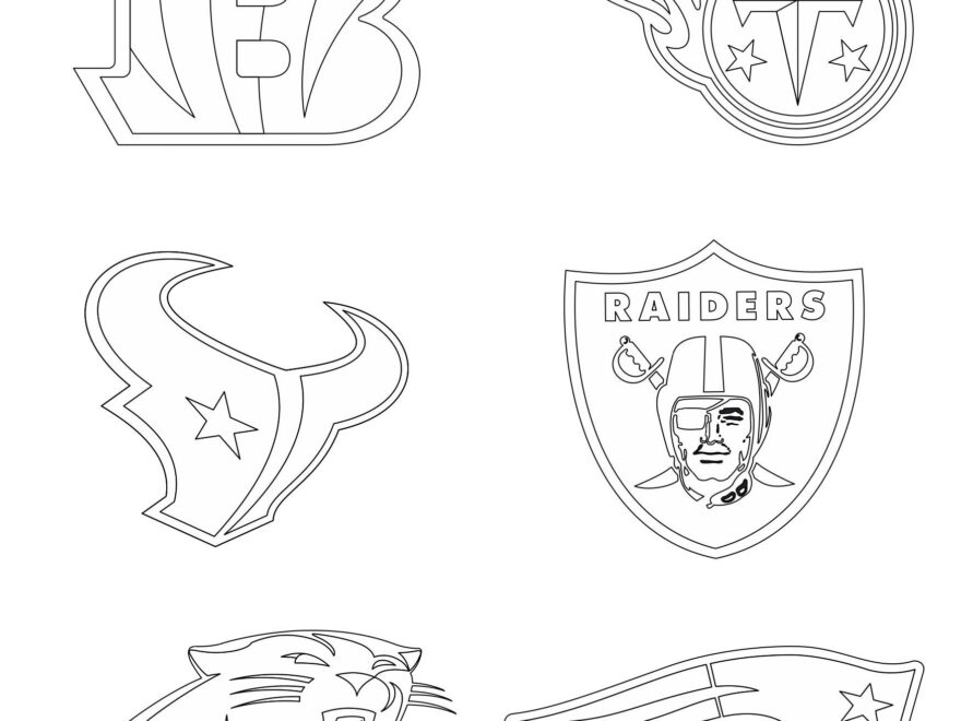 NFL Football Logos 10 Free PDF Printables Printablee