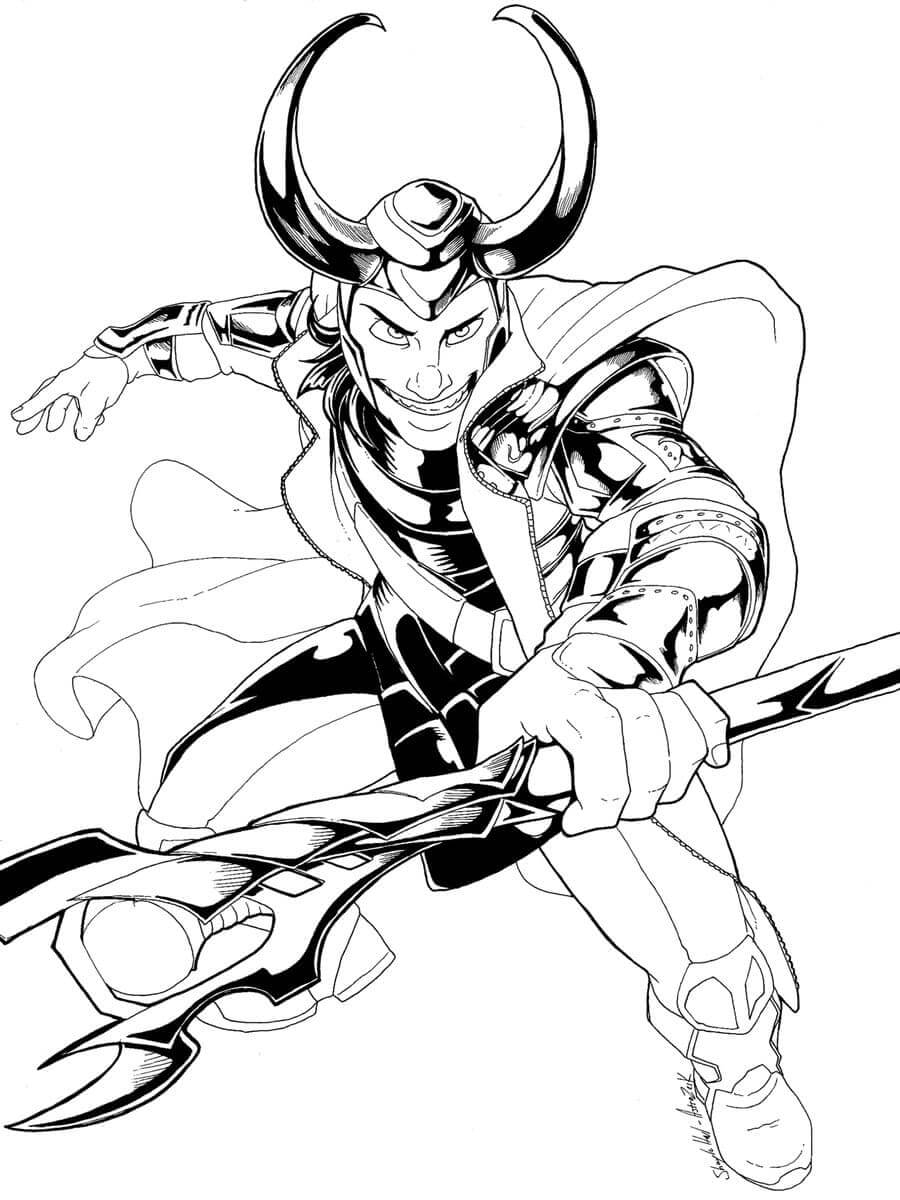 Nice Loki Coloring Page Download Print Or Color Online For Free Nice Loki Coloring Page Download Print Or Color Online For Free