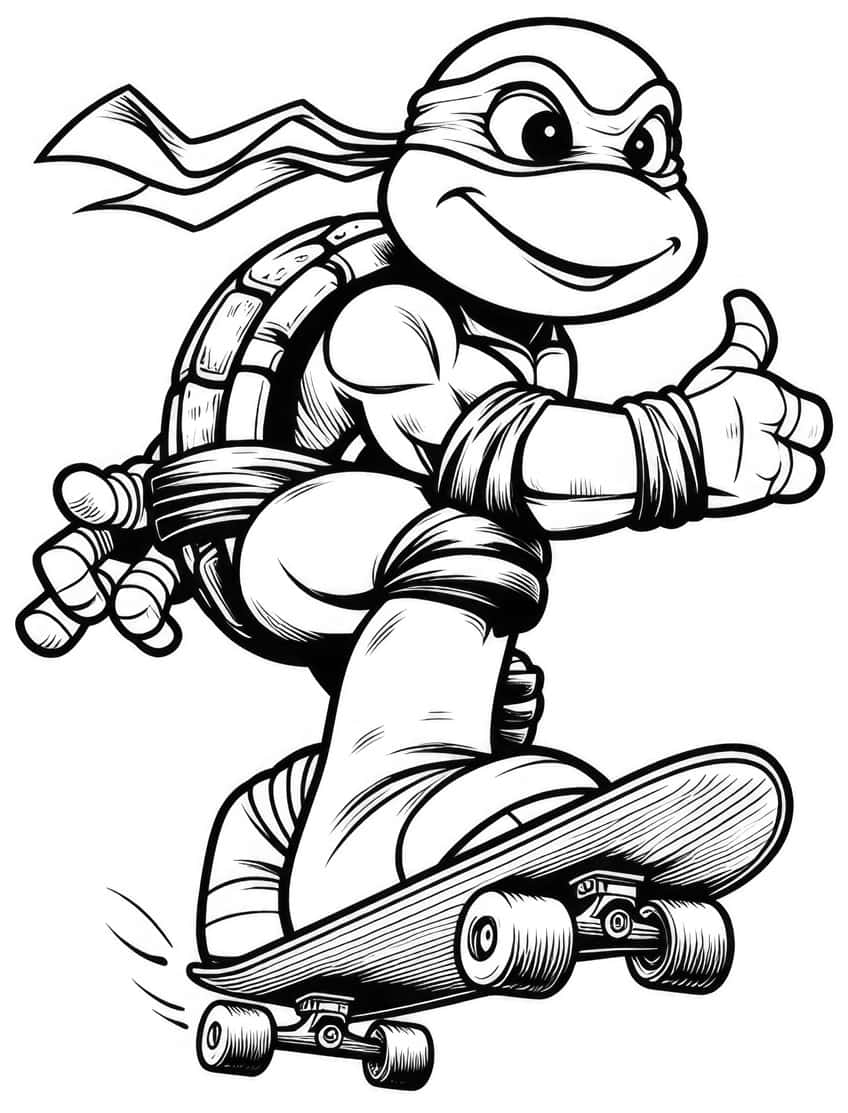 Ninja Turtle Coloring Pages 32 Free Sheets To Color Ninja Turtle Coloring Pages 32 Free Sheets To Color