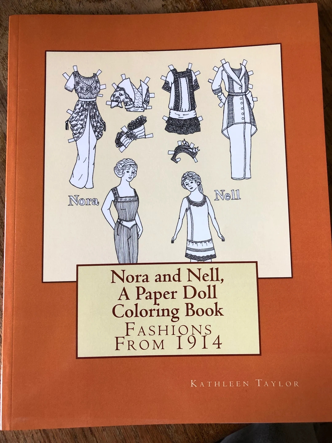 NORA And NELL A Paper Doll Coloring Book With Fashions From 1914 Etsy